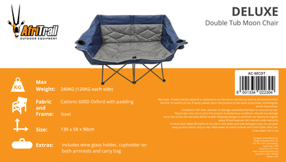 DELUXE DOUBLE TUB MOON CHAIR