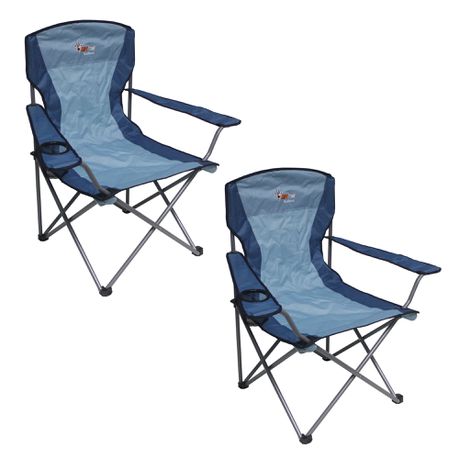 Bushbuck Camp Chair - 120Kg 2 Pack