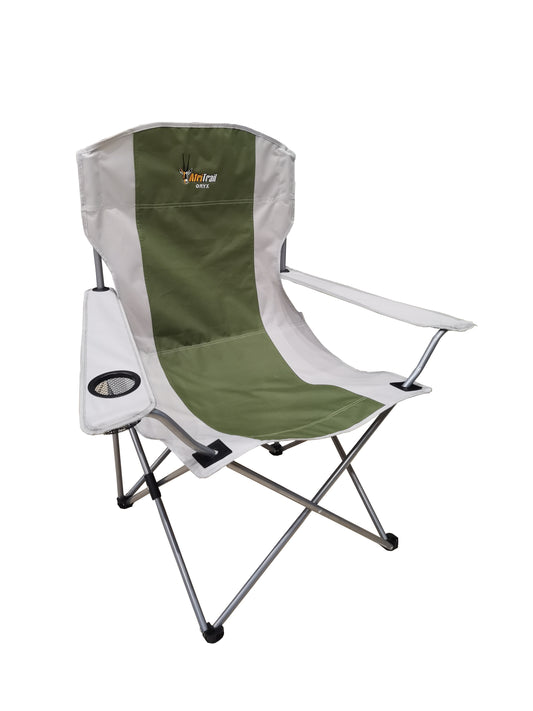 Oryx Deluxe Folding Armchair 120kg Green